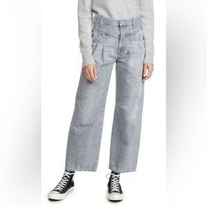 Citizens Of Humanity Light Gray Wide Leg Jeans
